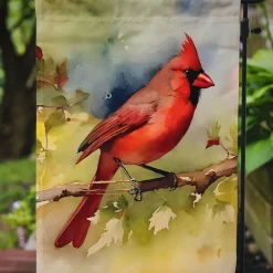 Edge Collections - 11 1/4" X 15 1/2" - Red - Garden Decorative Garden Flag - 1 Piece
