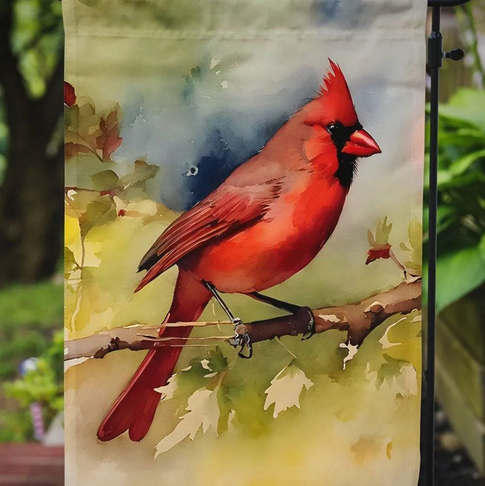 Edge Collections - 11 1/4" X 15 1/2" - Red - Garden Decorative Garden Flag - 1 Piece