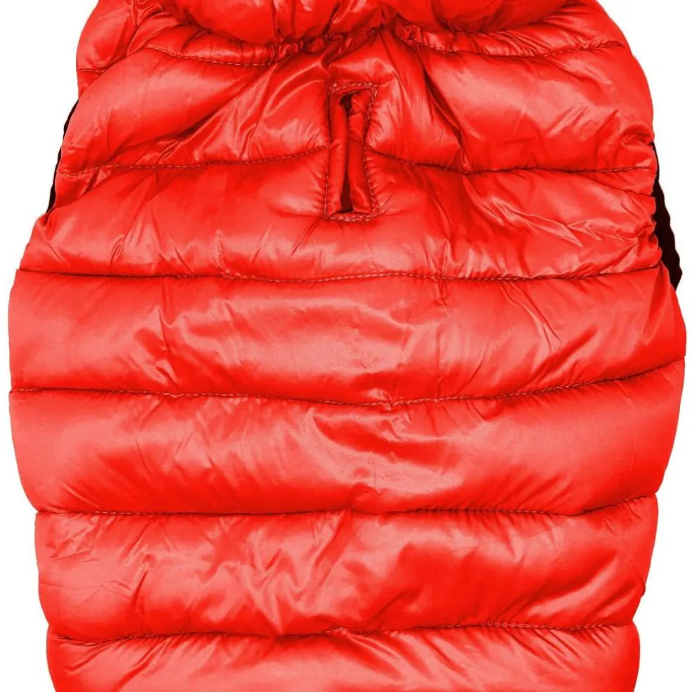 Edge Collections - X-Small - Red - Pursuit Quilted Ultra-Plush Thermal Dog Jacket - 1 Piece