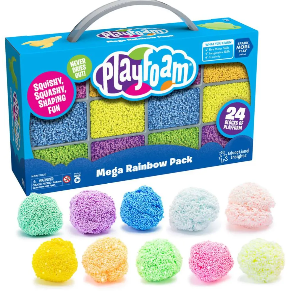 Educational Insights Playfoam Mega Rainbow Pack