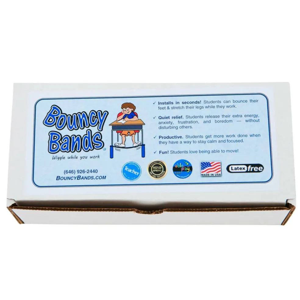 Educators Resource Bouncy Bands for Desk, Black