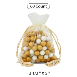 Elegant Brushed Organza Bag 3 1/2" x 5"