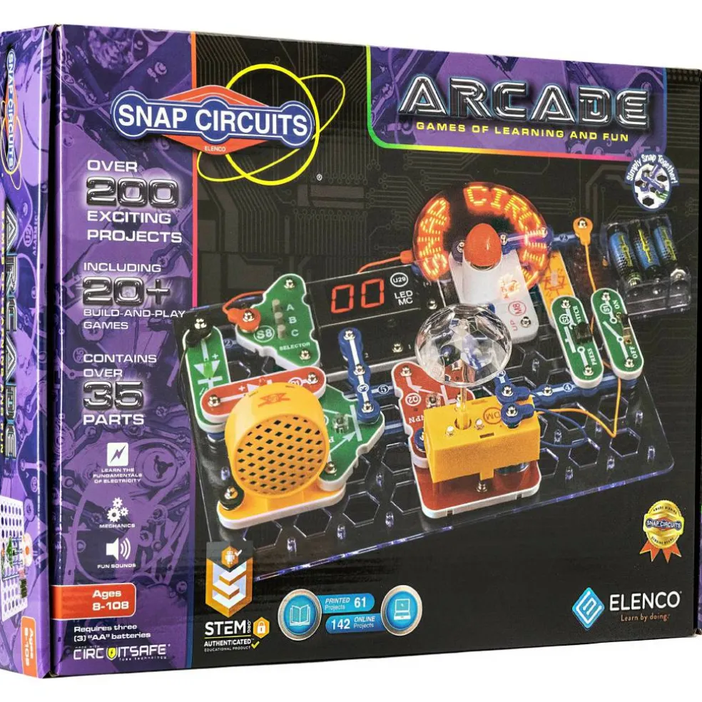 Elenco® Snap Circuits® Arcade Electronics Exploration STEM Activities Kit