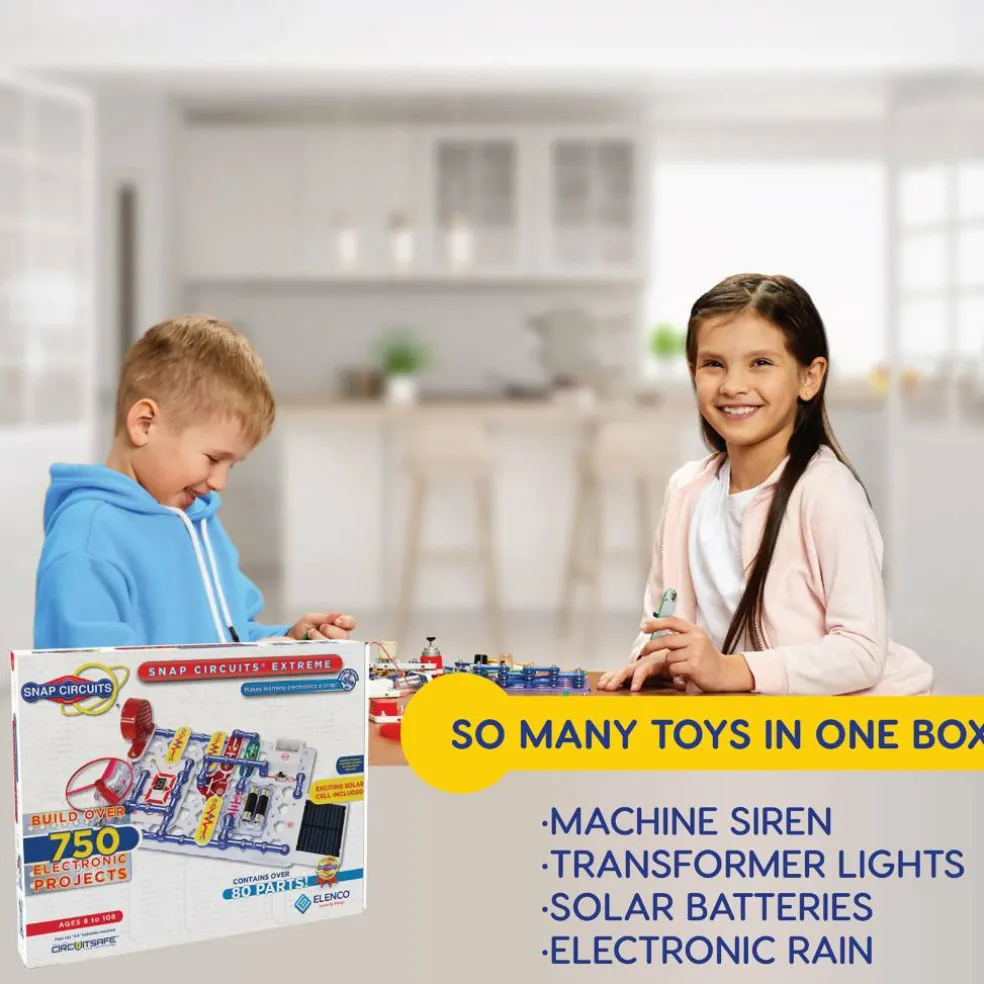 Elenco® Snap Circuits® Extreme SC-750 Electronics Exploration STEM Educational Kit
