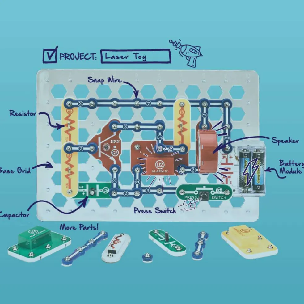 Elenco® Snap Circuits® Extreme SC-750 Electronics Exploration STEM Educational Kit