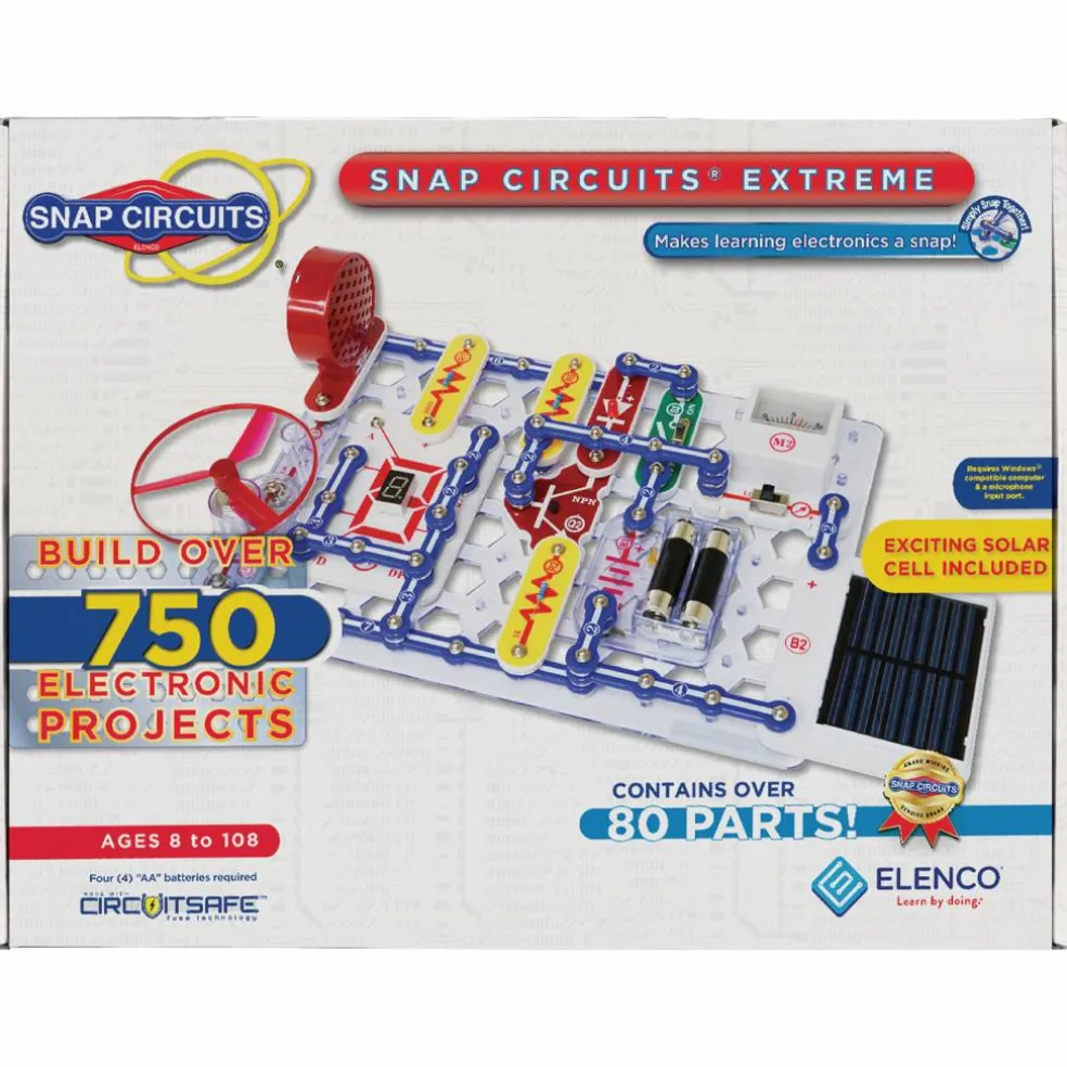Elenco® Snap Circuits® Extreme SC-750 Electronics Exploration STEM Educational Kit