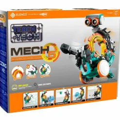 Elenco® Teach Tech™ Mech-5 Programable Mechanical Robot Coding Kit