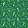 Elf Green Cotton-Headed Quilting Fabric
