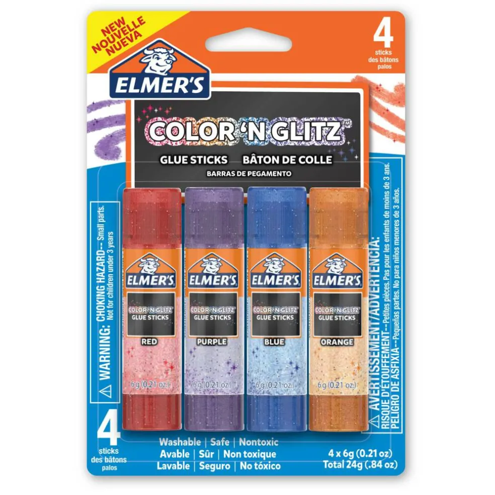 Elmer's® Color 'n Glitz™ Glue Stick Pack