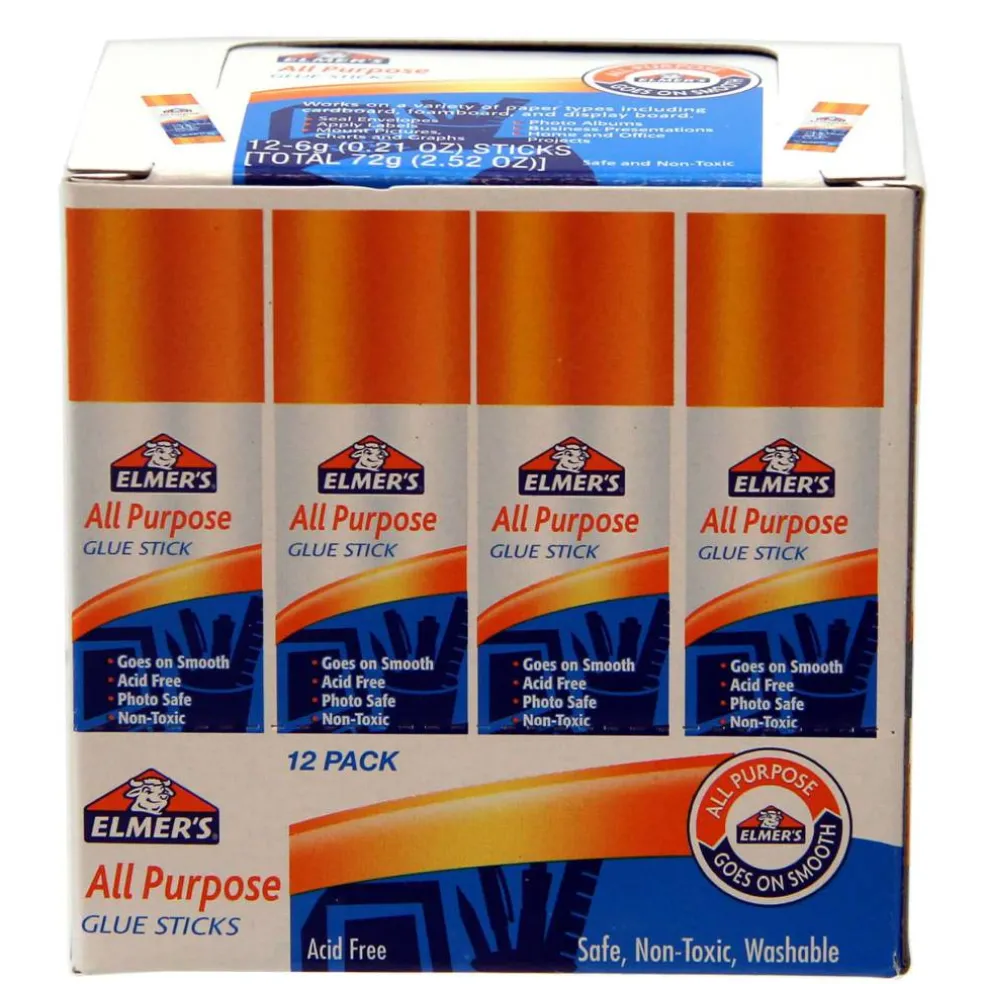 Elmer's® 0.21oz. All Purpose Glue Stick, 3 Packs of 12