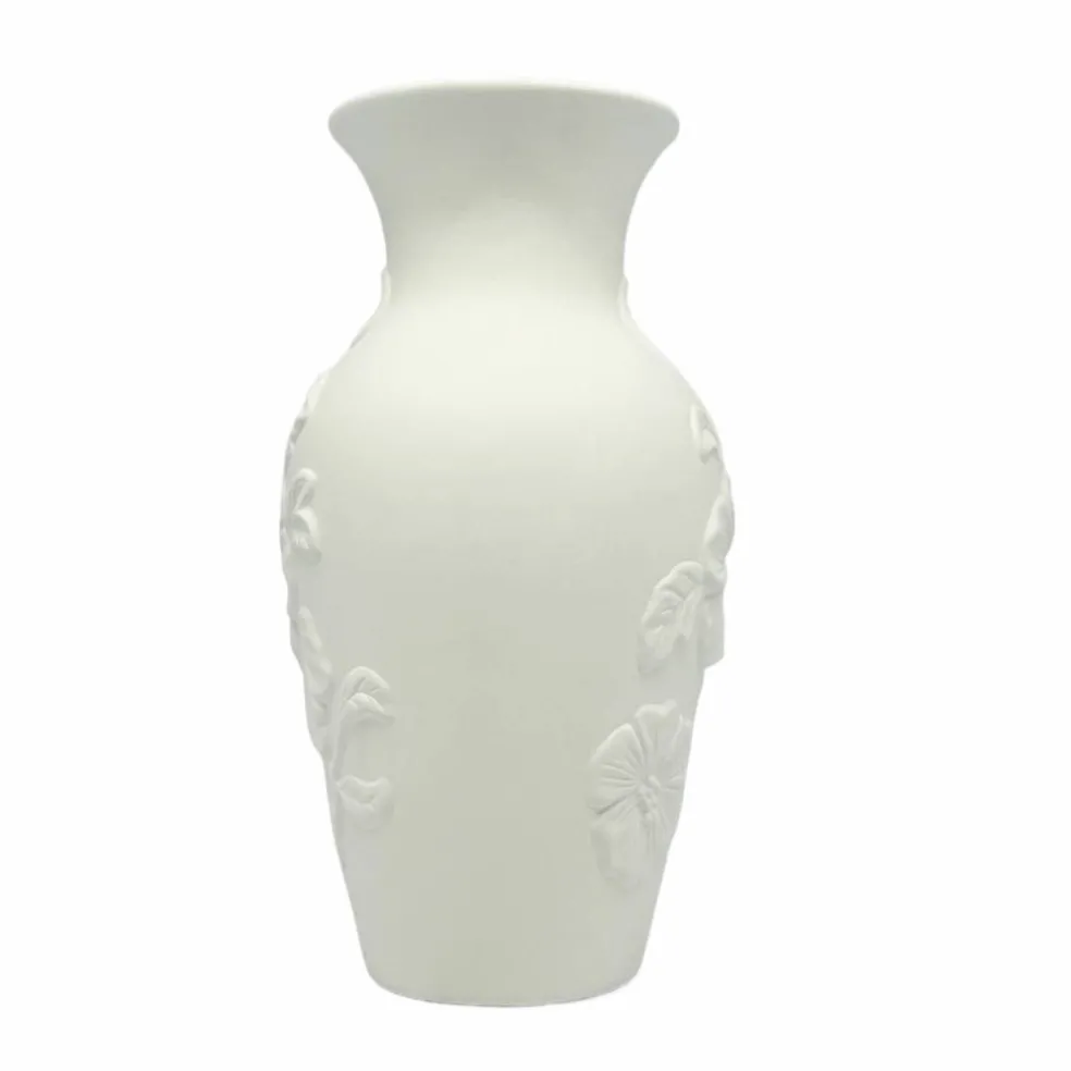 8" Embossed Floral DIY Ceramic Vase by Make Market®