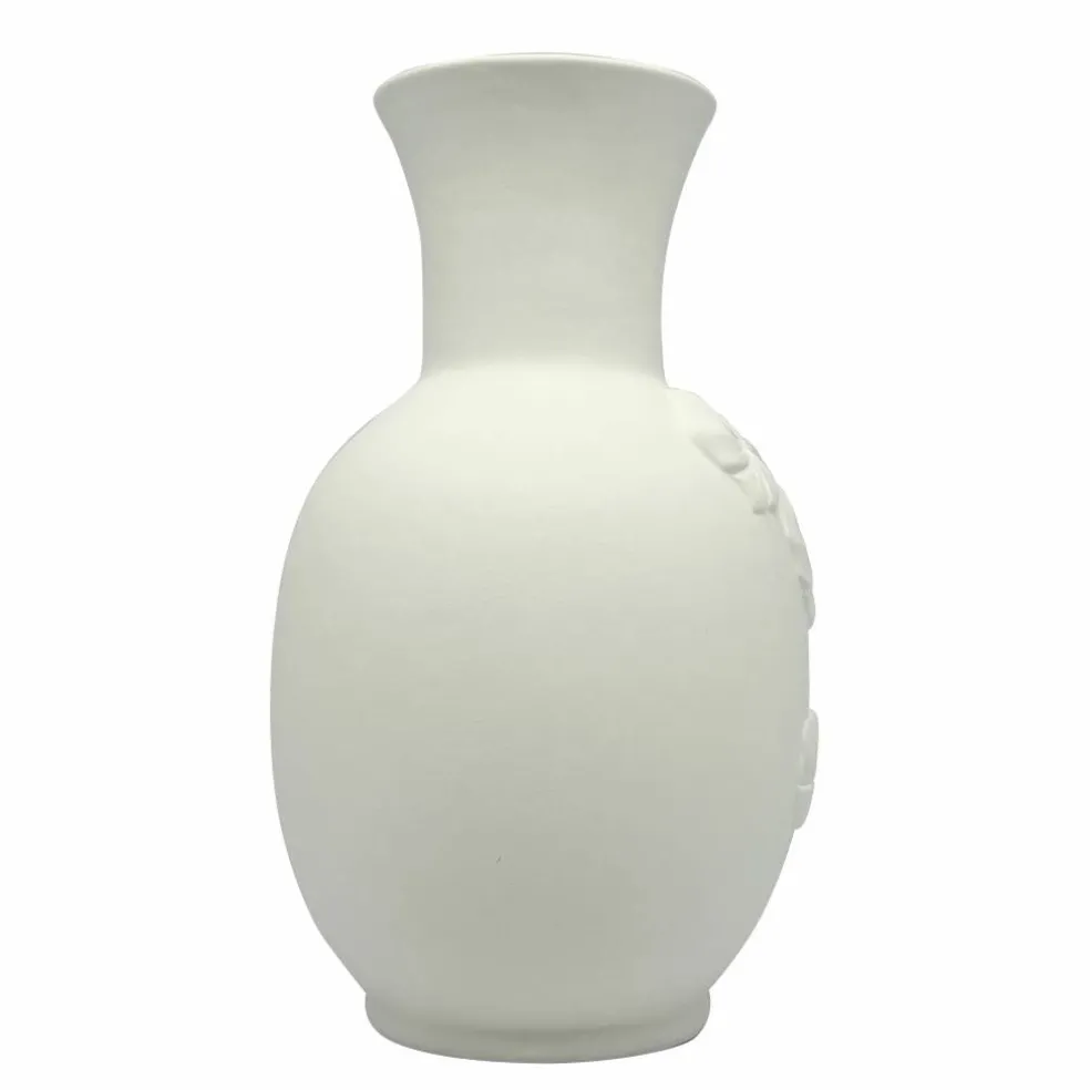 8" Embossed Floral DIY Ceramic Vase by Make Market®