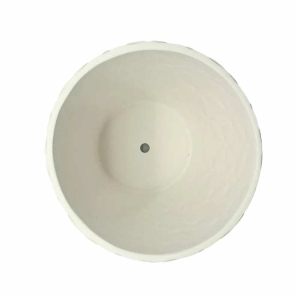 6.25" Embossed Floral Splash DIY Ceramic Vase by Make Market®