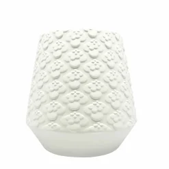 6.25" Embossed Retro Floral DIY Ceramic Vase by Make Market®