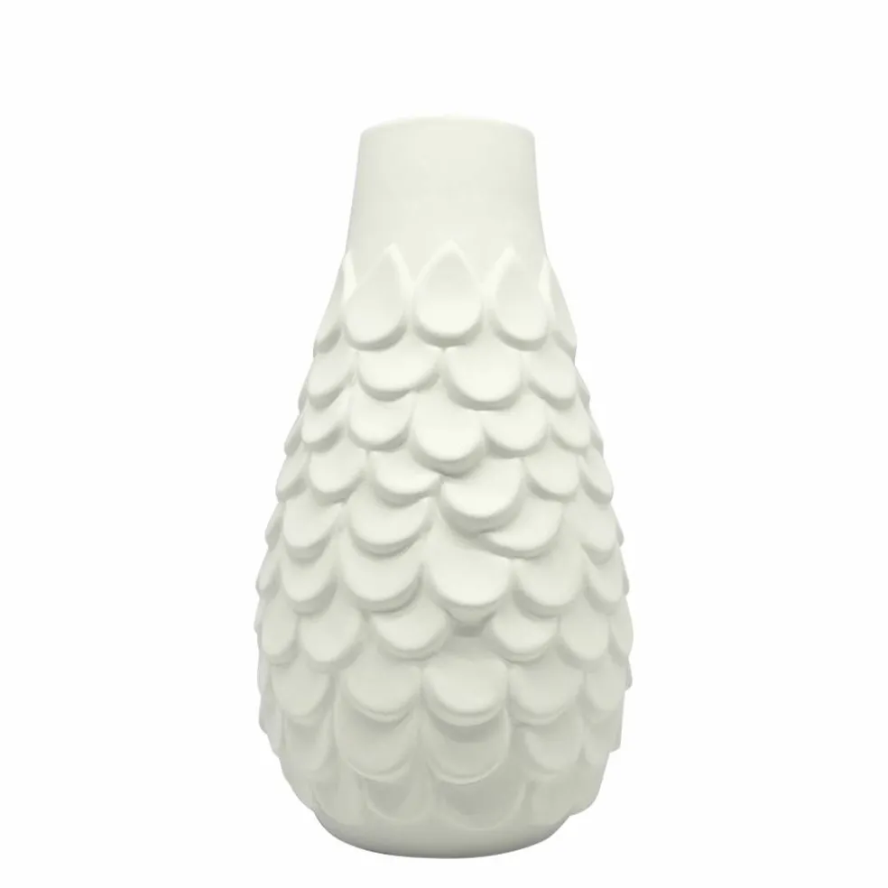 8" Embossed Scale DIY Ceramic Vase by Make Market®