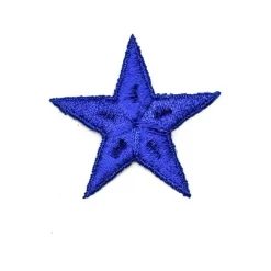 Embroidered Iron On Star Patch Applique for Clothing Bags and DIY Crafts