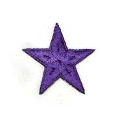 Embroidered Iron On Star Patch Applique for Clothing Bags and DIY Crafts