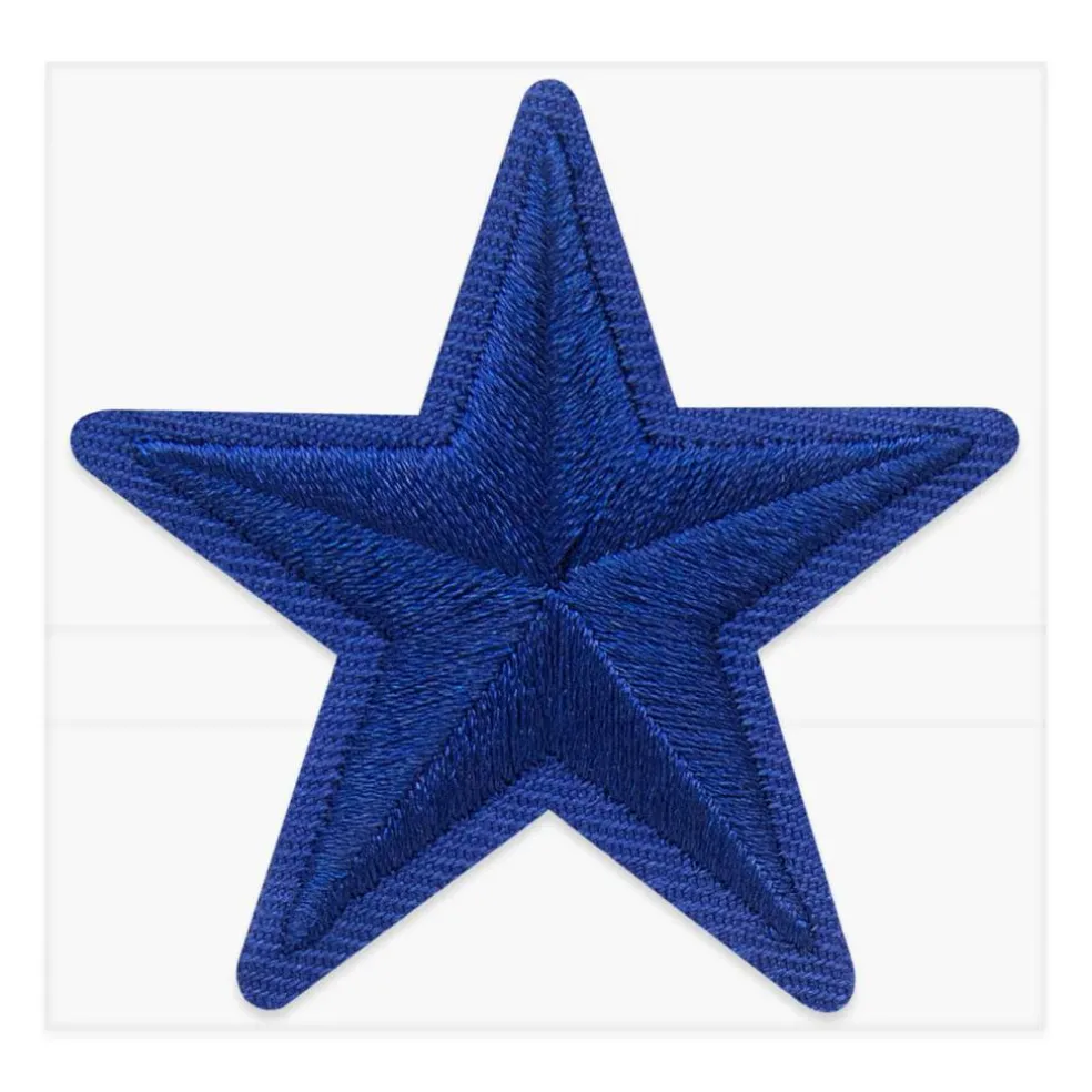 Embroidered Star Iron-On & Adhesive Patch by Make Market®