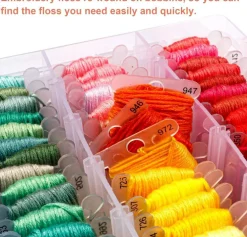 Embroidery Floss Kit – 364 Pieces, 200 Colors with Tools for Cross Stitch & Friendship Bracelets