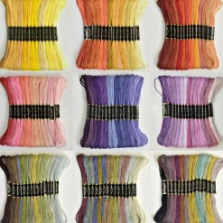 Embroidery Floss Rainbow Color