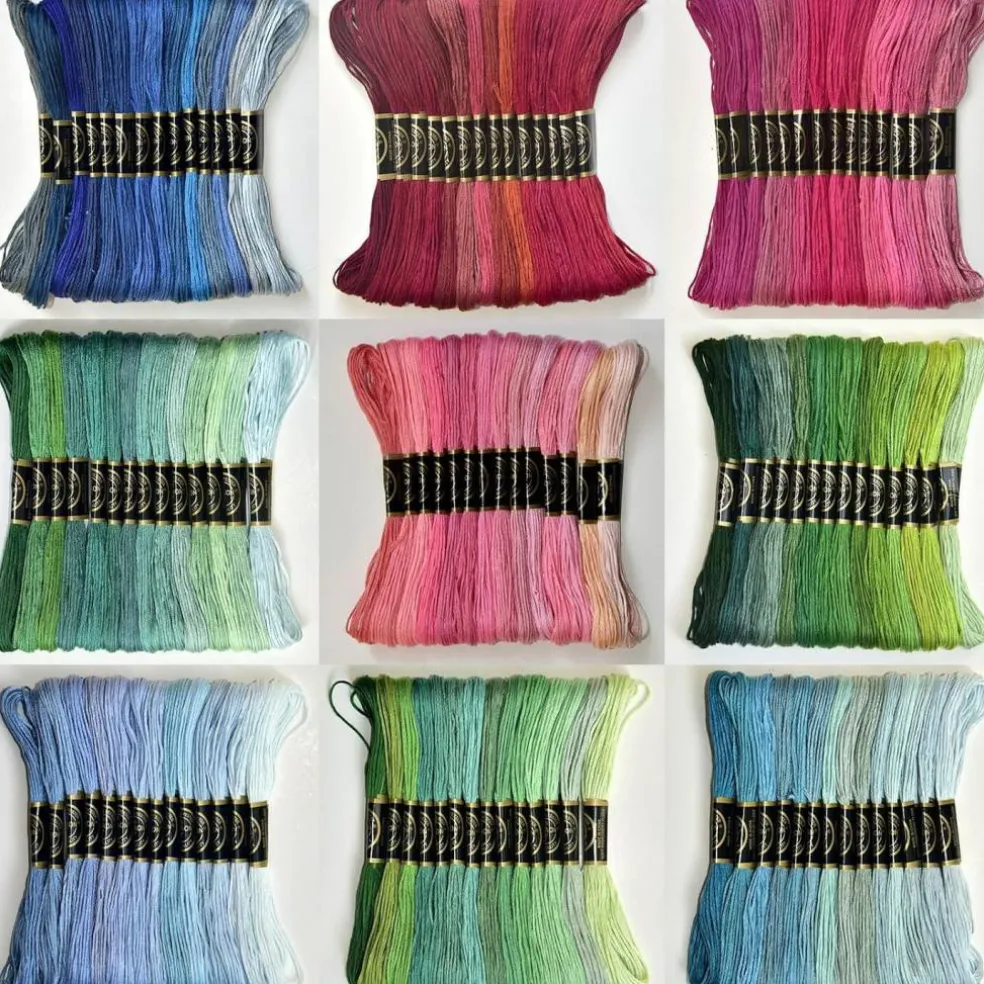 Embroidery Floss Rainbow Color