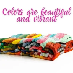 Embroidery Floss | Rainbow Thread for Embroidery, Cross Stitch Thread, Crafting Arts Embroidery Strings Bulk with Needles Plus White and Black Floss๏ผ447 Colors๏ผ