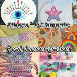 Embroidery Floss | Rainbow Thread for Embroidery, Cross Stitch Thread, Crafting Arts Embroidery Strings Bulk（200 Colors)