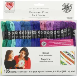 Embroidery Floss Value Pack by Loops & Threads®, 105ct.
