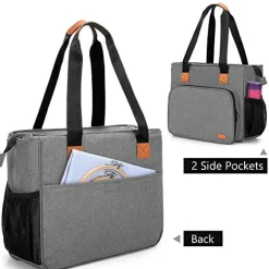 Embroidery Project Carrying Bag, Embroidery Kits Storage Bag (Bag Only), Gray