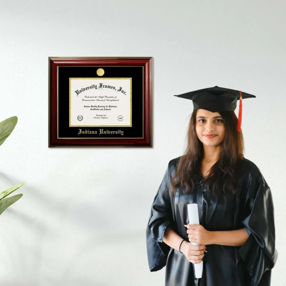 Embry-Riddle Eagles 11wx 8.5h Gold Embossed Diploma Frame