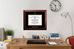 Embry-Riddle Eagles 11wx 8.5h Gold Embossed Diploma Frame