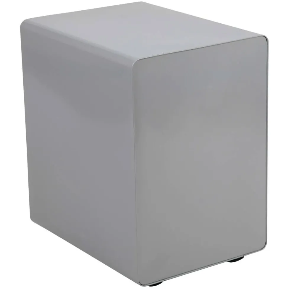 Emma and Oliver Ergonomic 3-Drawer Mobile Locking Filing Cabinet Storage Organizer