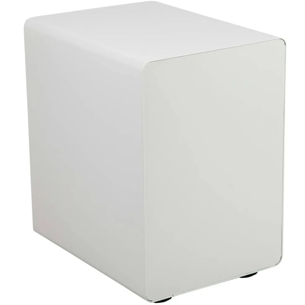 Emma and Oliver Ergonomic 3-Drawer Mobile Locking Filing Cabinet Storage Organizer