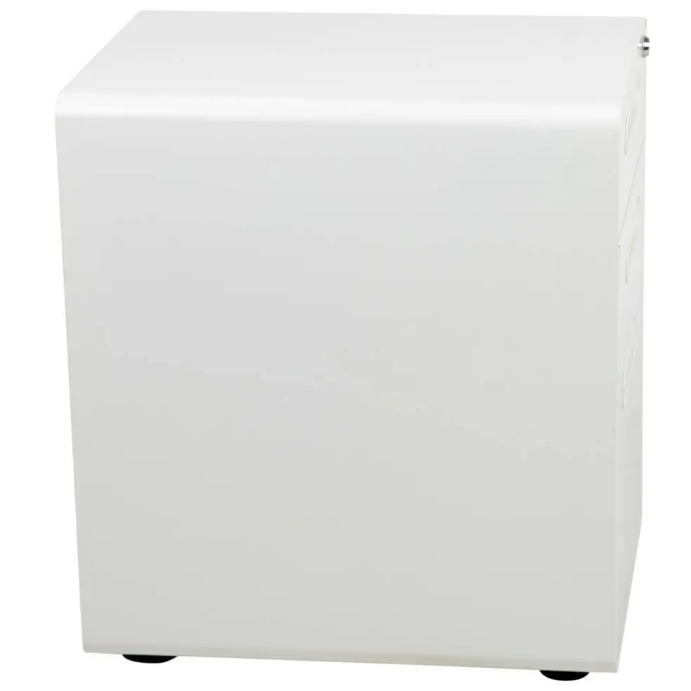Emma and Oliver Ergonomic 3-Drawer Mobile Locking Filing Cabinet Storage Organizer