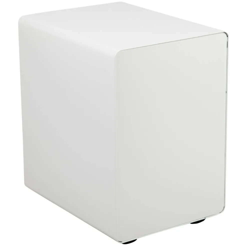 Emma and Oliver Ergonomic 3-Drawer Mobile Locking Filing Cabinet Storage Organizer