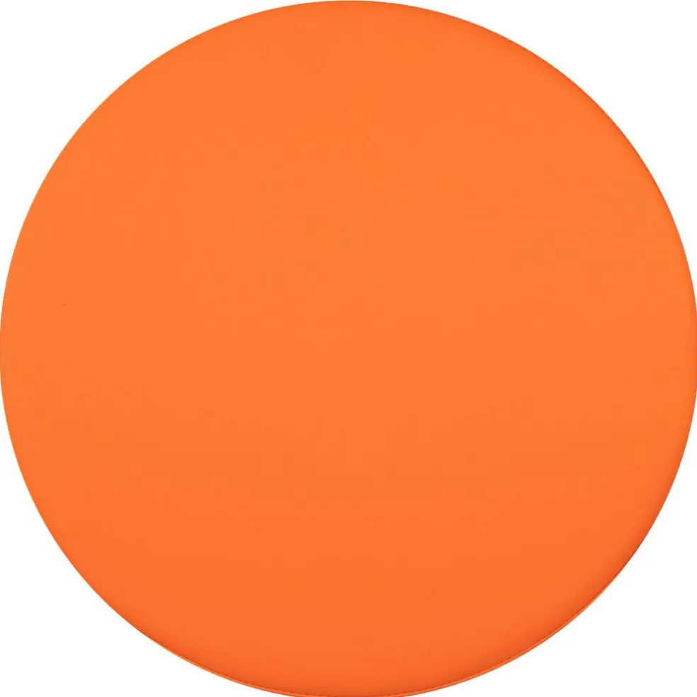 Emma and Oliver 18"H Soft Seating Flexible Circle Backless Chair for Classrooms and Common Spaces