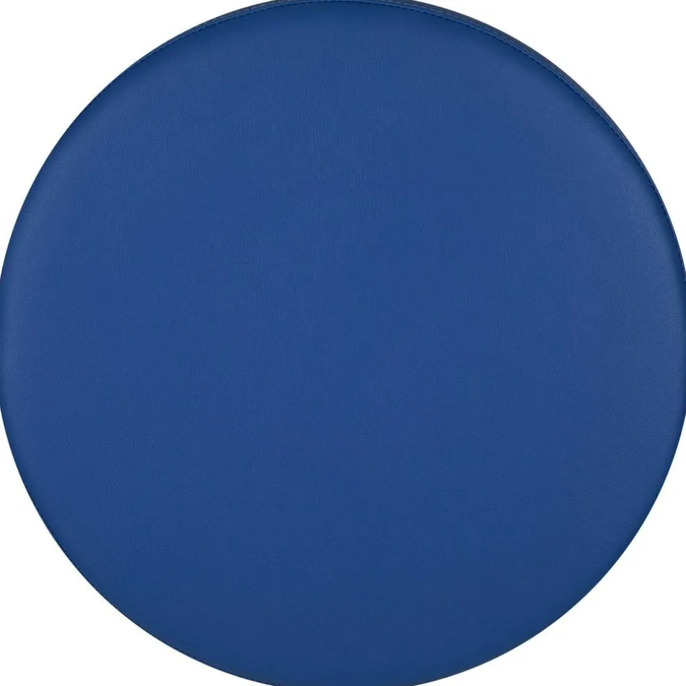 Emma and Oliver 18"H Soft Seating Flexible Circle Backless Chair for Classrooms and Common Spaces