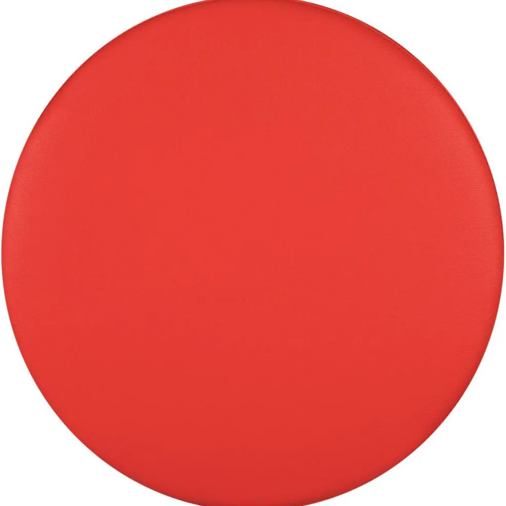 Emma and Oliver 18"H Soft Seating Flexible Circle Backless Chair for Classrooms and Common Spaces