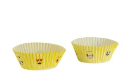 Emoticon Liners Party Cupcake Holders - Emoticon Birthday Party Favor (40 Pieces)