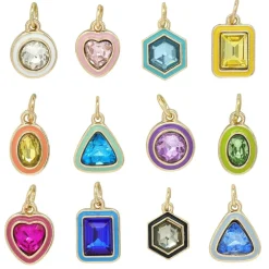 Enamel Gems Charm Mix by Bead Landing™
