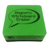 Eraser - Whiteboard - Magnetic, 2" x2", Green/Black, 12 Pack