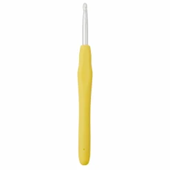 Ergonomic Aluminum Crochet Hook by Loops & Threads®