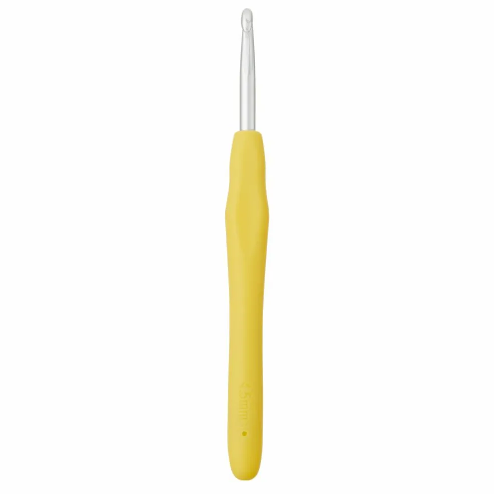 Ergonomic Aluminum Crochet Hook by Loops & Threads®