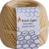 EricX Light Beeswax Hemp Wick,200 ft Spool,100% Organic Hemp Wick Well Coated with Beeswax,Standard Size(1.0mm)