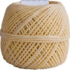 EricX Light Beeswax Hemp Wick,200 ft Spool,100% Organic Hemp Wick Well Coated with Beeswax,Standard Size(1.0mm)
