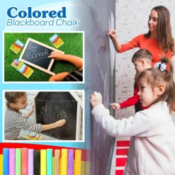 4Eās Novelty 288 pcs Mini Chalk Set - 24 Boxes Sidewalk Chalk Summer Party Favors, Goodie Bag Stuffers, Non-Toxic Chalk for Toddlers