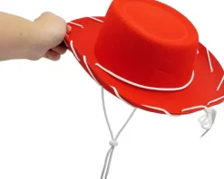 4E’s Novelty Red Toddler Cowgirl Hat - Boys & Girls Red Cowboy Hat for Halloween Costume for Toddler Cowboy Outfit, Ages 3-6