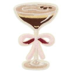 Espresso Martini Embroidered Iron-On & Adhesive Patch by Make Market®