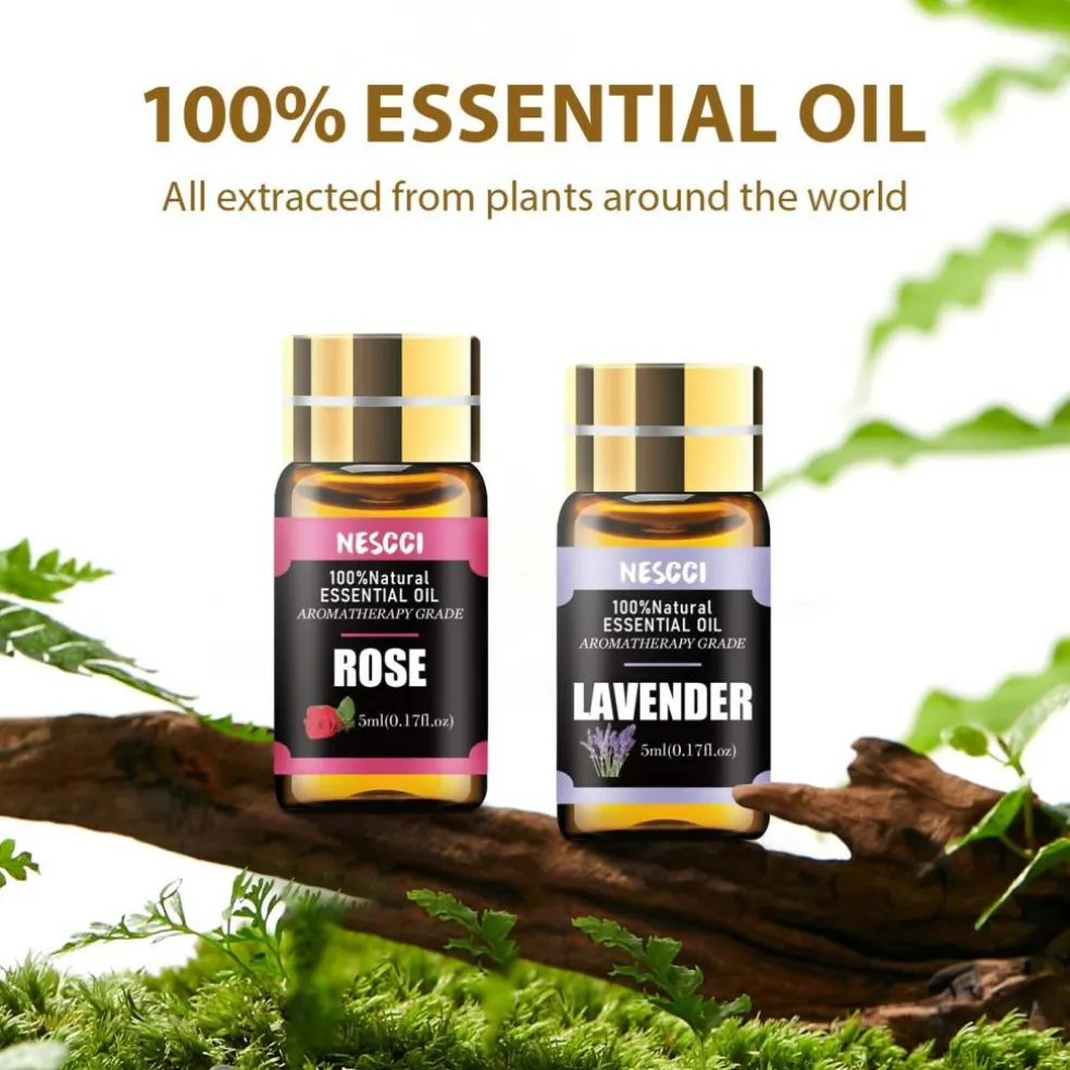 Essential Oil Gift Set -Perfect for Diffuser,Humidifier,Candle Making, Halloween, Christmas(18 * 5ML)
