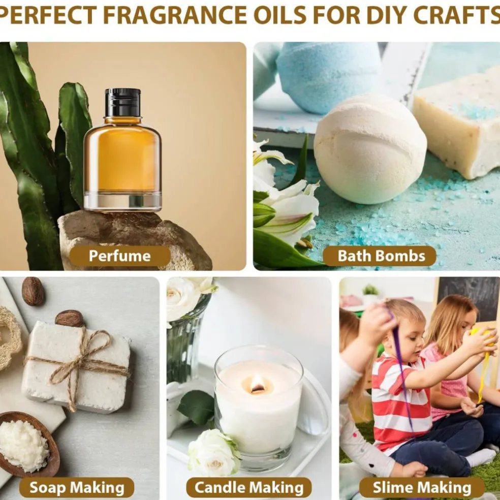 Essential Oil Gift Set -Perfect for Diffuser,Humidifier,Candle Making, Halloween, Christmas(18 * 5ML)